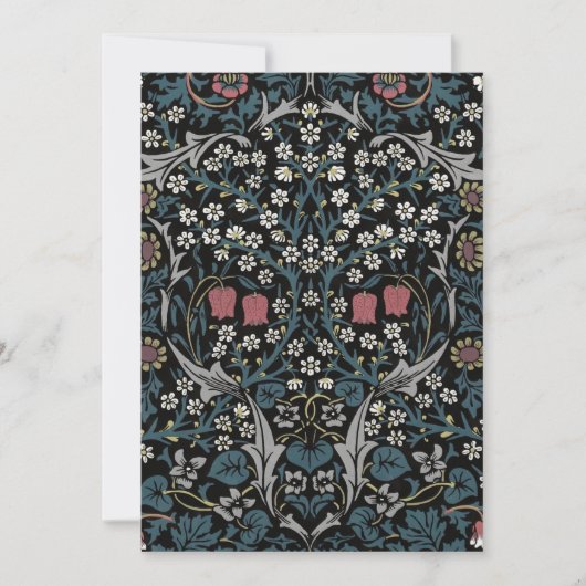 William Morris Blackthorn Floral Art Nouveau (Vorderseite)