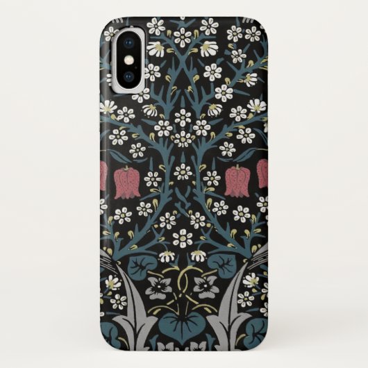 William Morris Blackthorn Floral Art Nouveau Case-Mate iPhone Hülle (Rückseite)