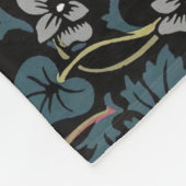 William Morris Blackthorn Floral Art Nouveau Fleecedecke (Ecke)