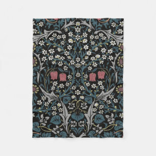 William Morris Blackthorn Floral Art Nouveau Fleecedecke