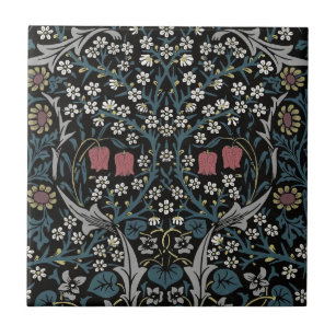 William Morris Blackthorn Floral Art Nouveau Fliese
