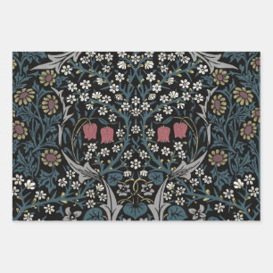 William Morris Blackthorn Floral Art Nouveau Geschenkpapier Set