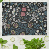 William Morris Blackthorn Floral Art Nouveau Geschirrtuch (Gefaltet)