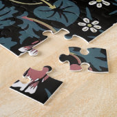 William Morris Blackthorn Floral Art Nouveau Hand- Puzzle (Seite)