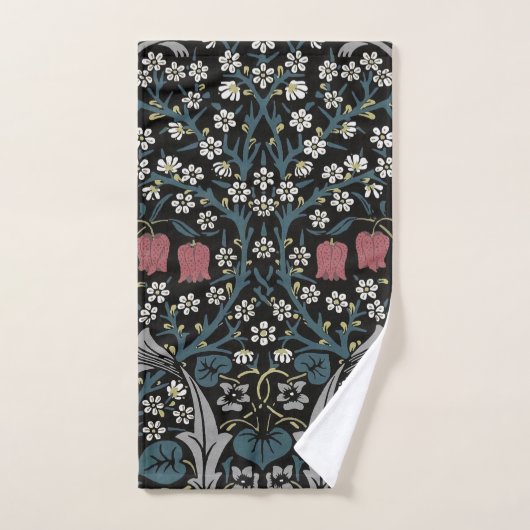 William Morris Blackthorn Floral Art Nouveau Handtuch (Handtuch)