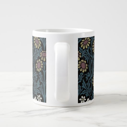 William Morris Blackthorn Floral Art Nouveau Jumbo-Tasse (Rückseite)