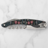 William Morris Blackthorn Floral Art Nouveau Kellnermesser (Rückseite)