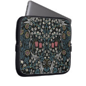 William Morris Blackthorn Floral Art Nouveau Laptopschutzhülle (Vorne Rechts)