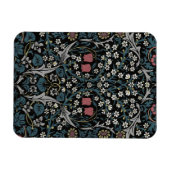 William Morris Blackthorn Floral Art Nouveau Magnet (Horizontal)