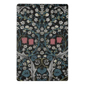 William Morris Blackthorn Floral Art Nouveau Mini Klemmbrett (Rückseite)