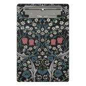 William Morris Blackthorn Floral Art Nouveau Mini Klemmbrett (Vorderseite)