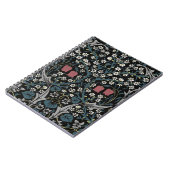 William Morris Blackthorn Floral Art Nouveau Notizblock (Linke Seite)