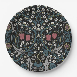 William Morris Blackthorn Floral Art Nouveau Pappteller