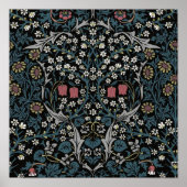 William Morris Blackthorn Floral Art Nouveau Poster (Vorne)