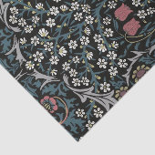 William Morris Blackthorn Floral Art Nouveau Seidenpapier (Ausschnitt)
