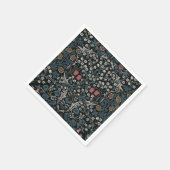 William Morris Blackthorn Floral Art Nouveau Serviette (Ecke)