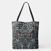 William Morris Blackthorn Floral Art Nouveau Tasche (Rückseite)