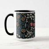 William Morris Blackthorn Floral Art Nouveau Tasse (Links)