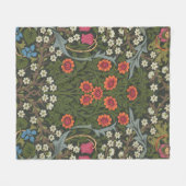 William Morris Blackthorn Garden Blume Classic Fleecedecke (Vorderseite (Horizontal))