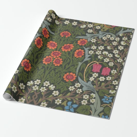 William Morris Blackthorn Garden Blume Classic Geschenkpapier (Ungerollt)