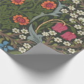 William Morris Blackthorn Garden Blume Classic Geschenkpapier (Ecke)