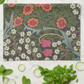 William Morris Blackthorn Garden Blume Classic Geschirrtuch (Gefaltet)