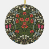 William Morris Blackthorn Garden Blume Classic Keramik Ornament (Vorne)
