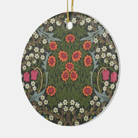 William Morris Blackthorn Garden Blume Classic Keramik Ornament (Links)