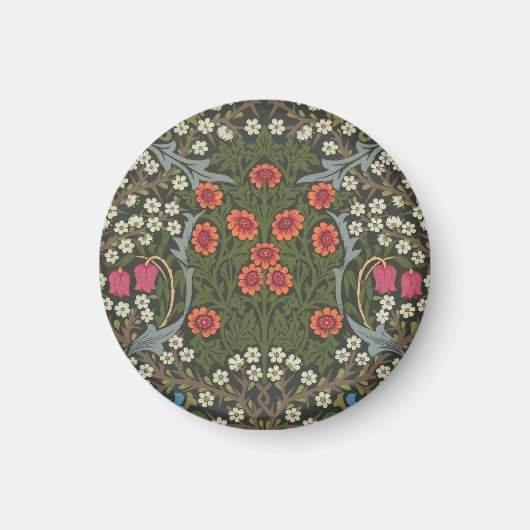 William Morris Blackthorn Garden Blume Classic Magnet (Vorne)