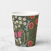 William Morris Blackthorn Garden Blume Classic Pappbecher (Vorderseite)