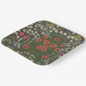 William Morris Blackthorn Garden Blume Classic Pappteller (Gewinkelt)