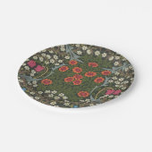 William Morris Blackthorn Garden Blume Classic Pappteller (Schrägansicht)