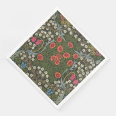 William Morris Blackthorn Garden Blume Classic Serviette (Ecke)