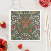 William Morris Blackthorn Garden Blume Classic Serviette (Beispiel)