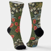 William Morris Blackthorn Garden Blume Classic Socken (Gewinkelt)