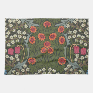 William Morris Blackthorn-Gartenblume Klassiker Geschirrtuch