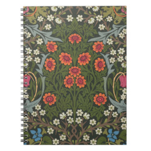 William Morris Blackthorn-Gartenblume Klassiker Notizblock