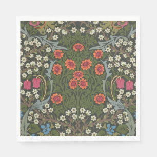 William Morris Blackthorn-Gartenblume Klassiker Serviette