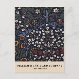 William Morris Blackthorn Postkarte