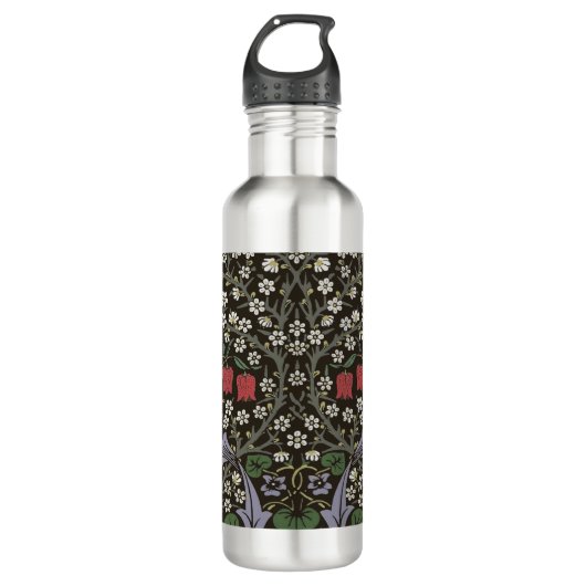 William Morris Blackthorn Tapestry Floral Edelstahlflasche (Vorderseite)