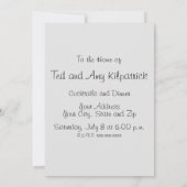 William Morris Blackthorn Tapestry Floral Einladung (Rückseite)