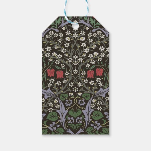 William Morris Blackthorn Tapestry Floral Geschenkanhänger (Vorderseite)