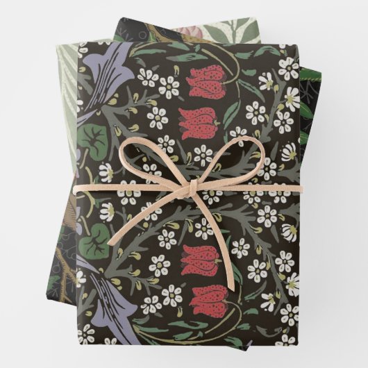 William Morris Blackthorn Tapestry Floral Geschenkpapier Set (Beispiel)