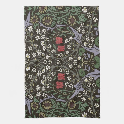 William Morris Blackthorn Tapestry Floral Geschirrtuch (Vertikal)