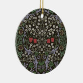 William Morris Blackthorn Tapestry Floral Keramikornament (Rechts)