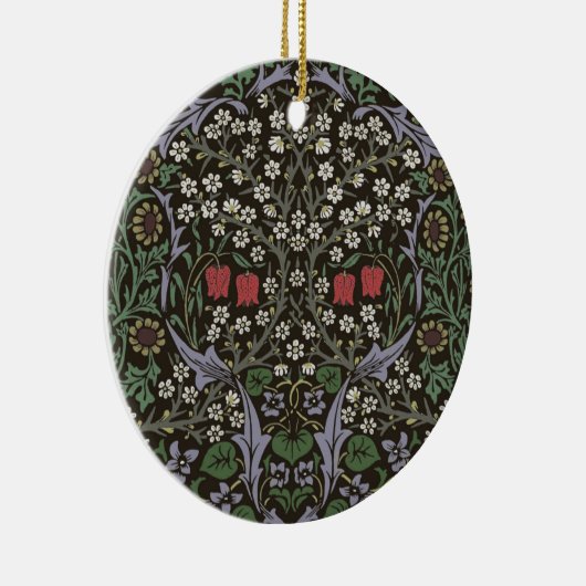 William Morris Blackthorn Tapestry Floral Keramikornament (Rechts)