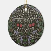 William Morris Blackthorn Tapestry Floral Keramikornament (Links)