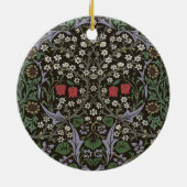 William Morris Blackthorn Tapestry Floral Keramikornament (Hinten)