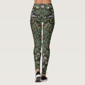 William Morris Blackthorn Tapestry Floral Leggings (Rückseite)