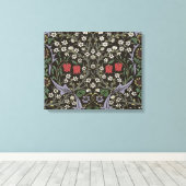 William Morris Blackthorn Tapestry Floral Leinwanddruck (Insitu (Holzboden))